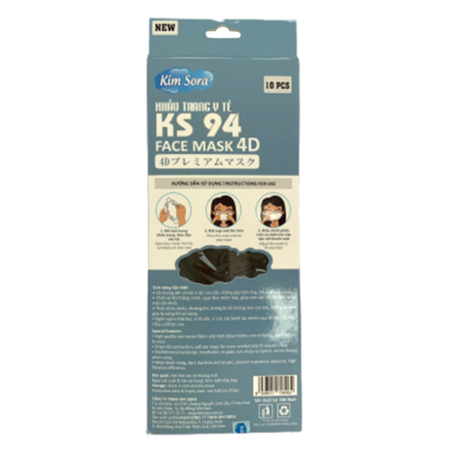 Khẩu Trang 4D KS94 Kim Sora 4 Lớp