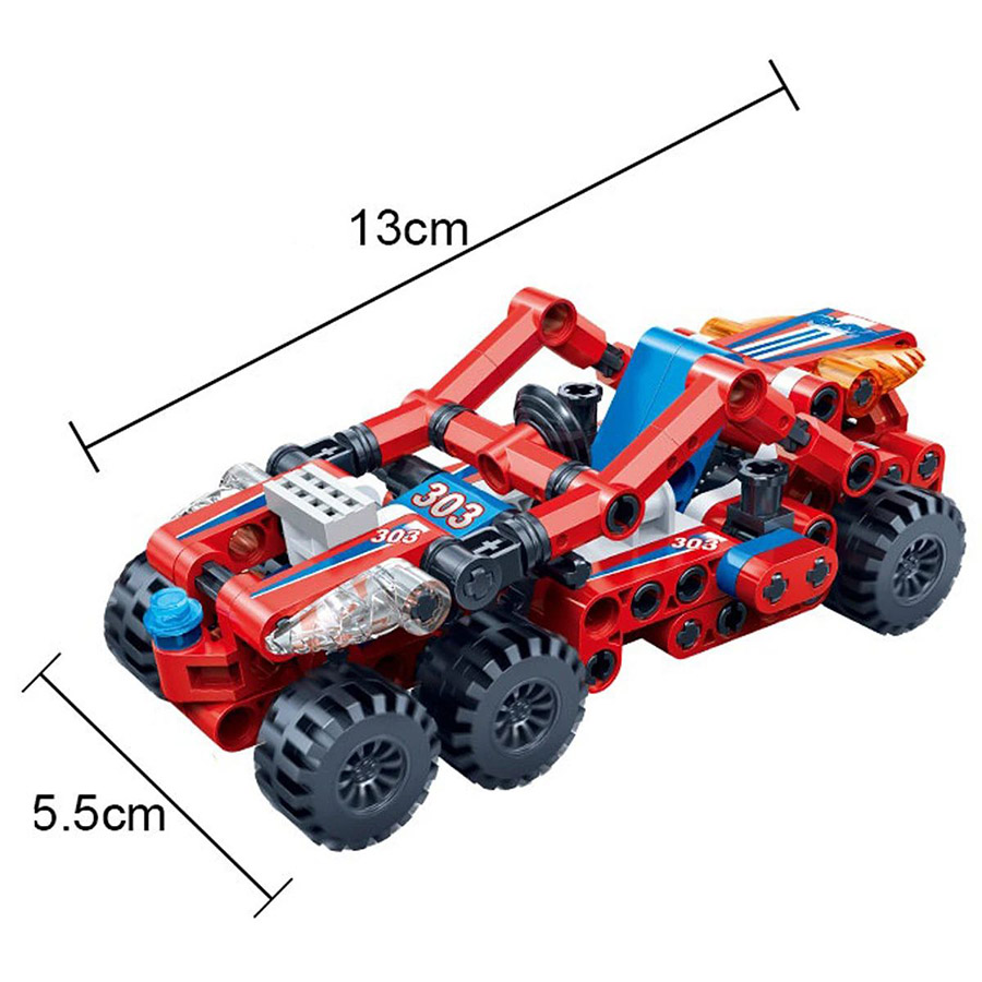 Đồ Chơi Lắp Ráp Xe Đua Người Sắt - Ironman Racing Car