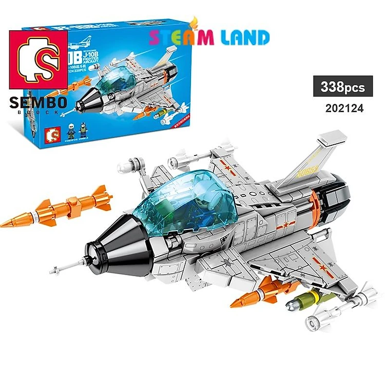 Đồ Chơi Lắp Ráp Máy Bay Chiến Đấu Đa Năng J-10B-Sembo 202124