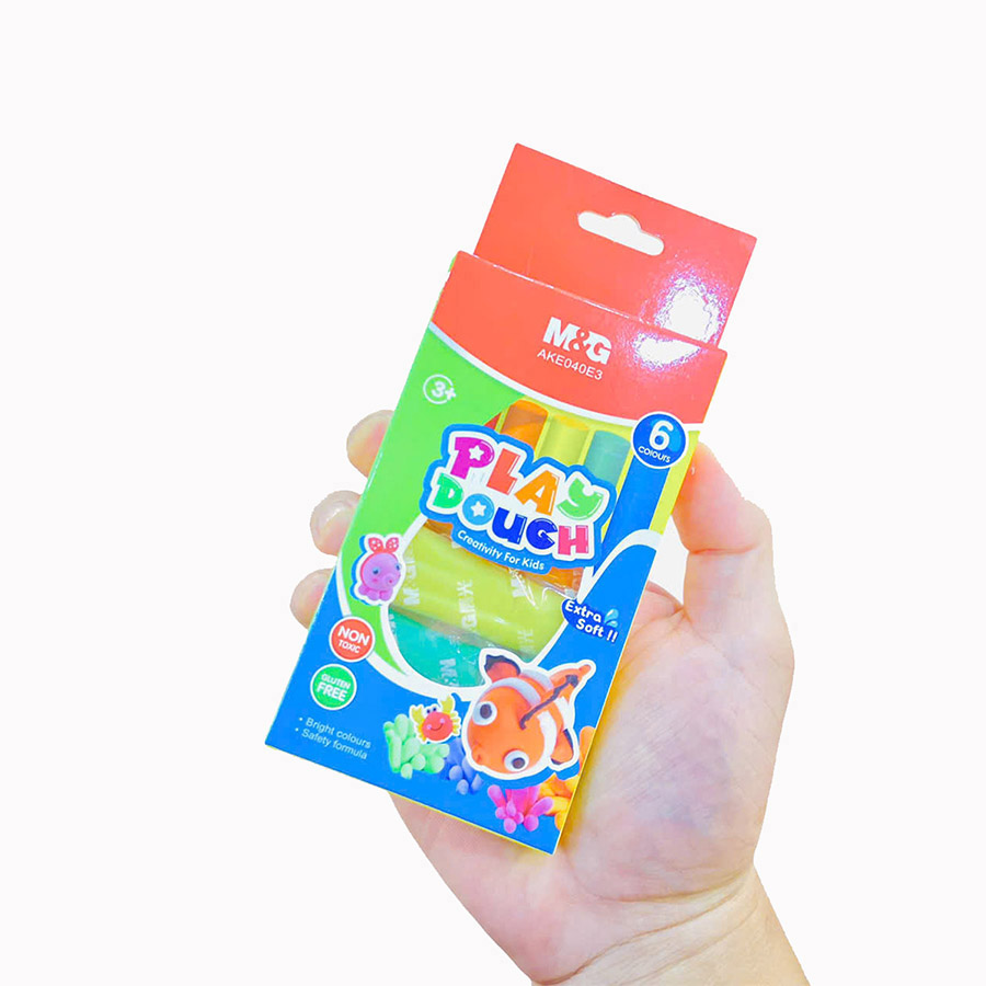 Đất Nặn 6 Màu Không Khô AKE040E3