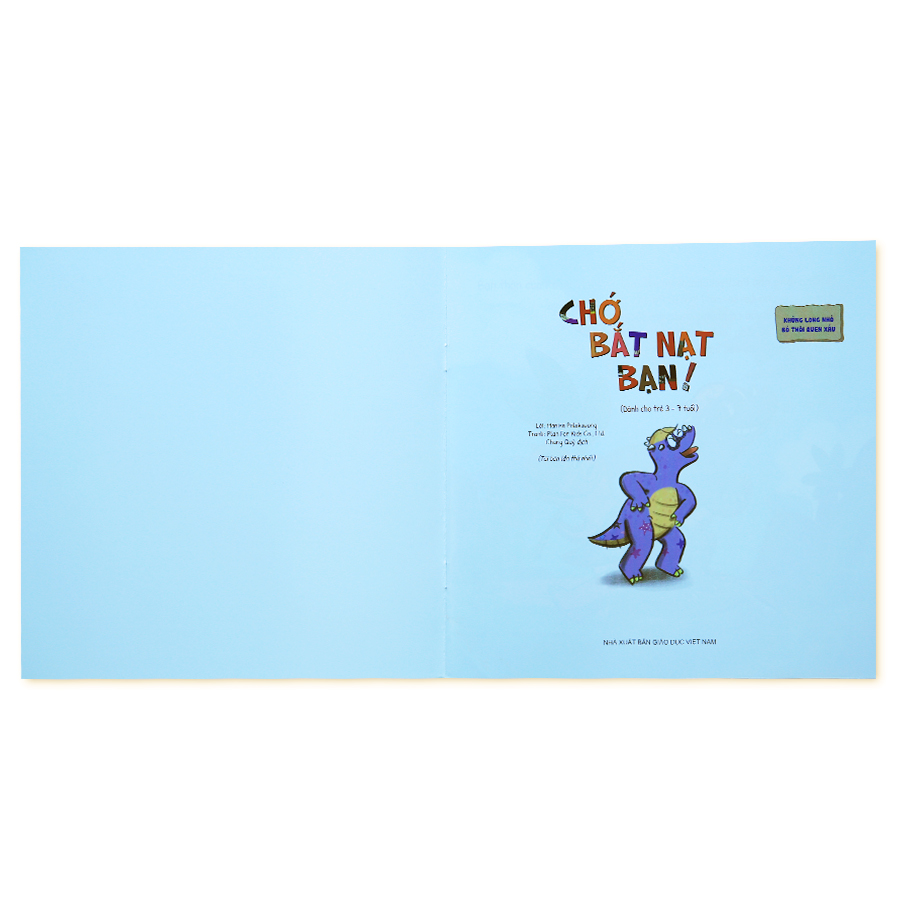 Khủng Long Nhỏ Bỏ Thói Quen Xấu - Chớ Bắt Nạt Bạn!