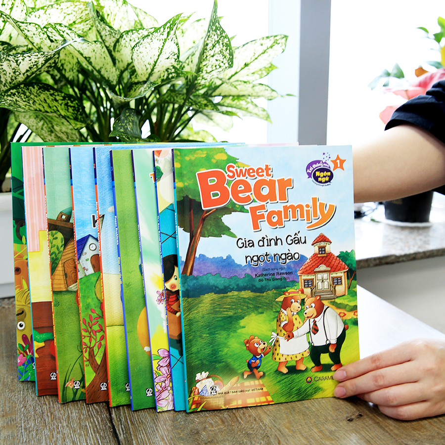 Trí Thông Minh Ngôn Ngữ - Learning Through Reading - Gia Đình Gấu Ngọt Ngào (Song Ngữ)