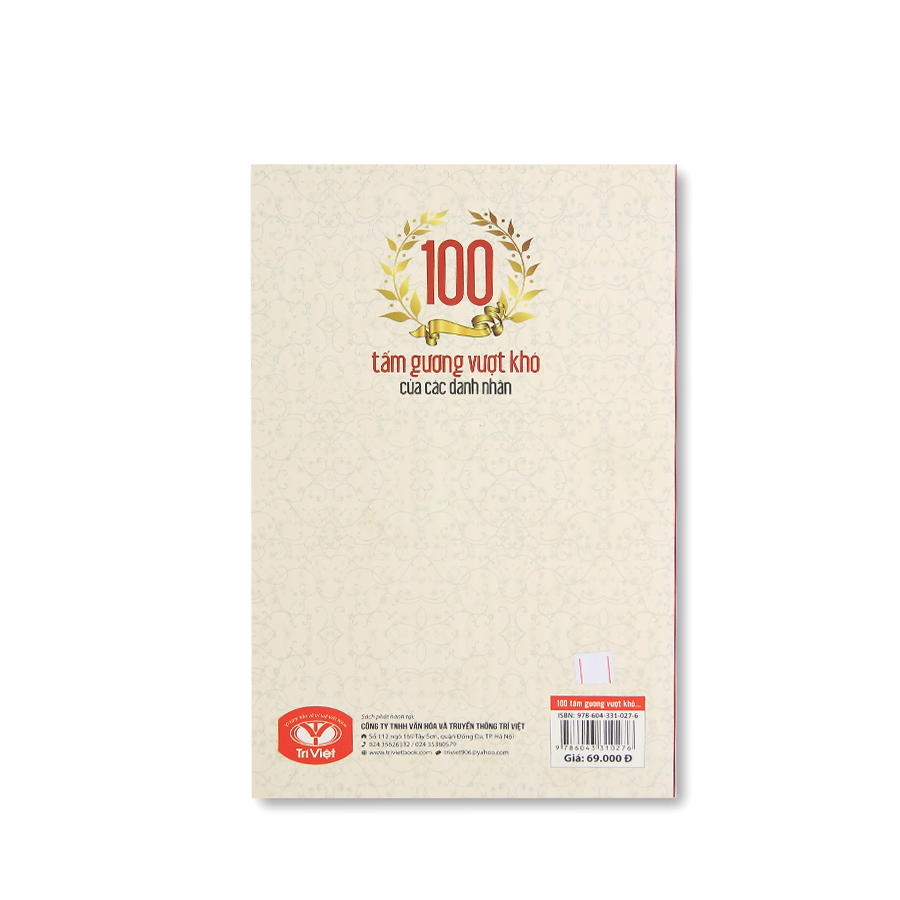 100 Tấm Gương Vượt Khó Của Các Danh Nhân