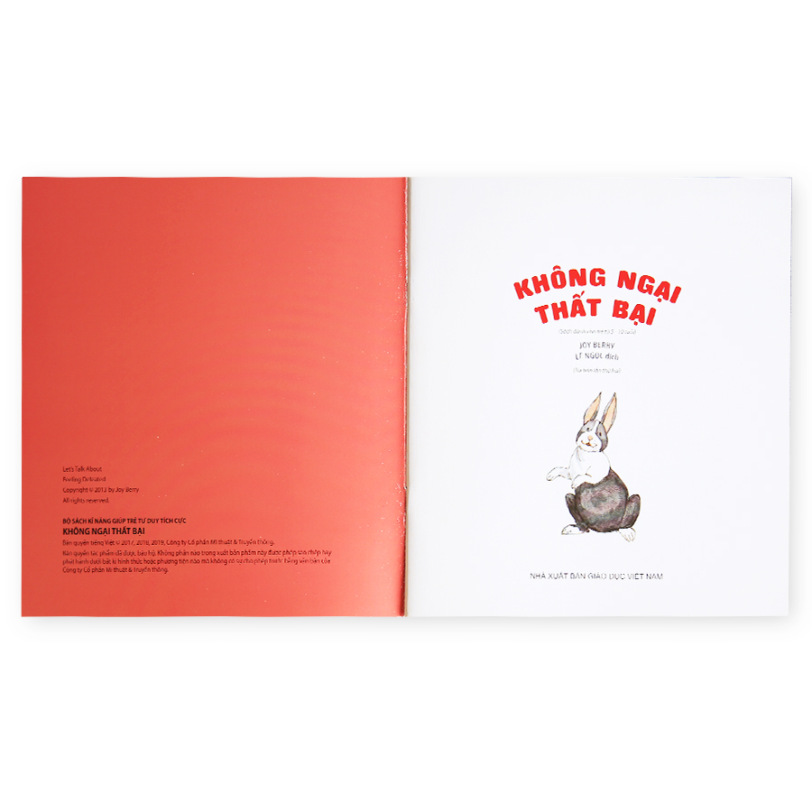 Kĩ năng giúp trẻ tư duy tích cực - Không ngại thất bại