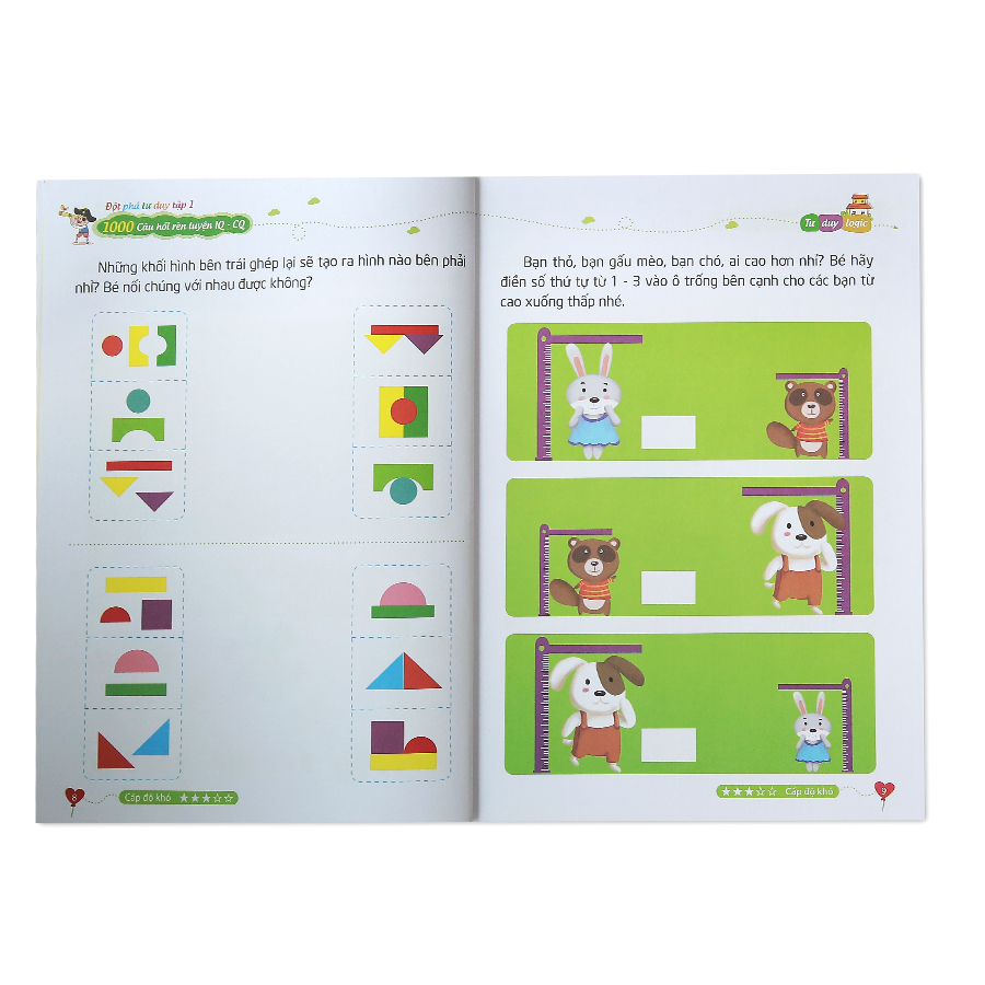 1000 Câu Hỏi Rèn Luyện IQ - CQ - Đột Phá Tư Duy Tập 1
