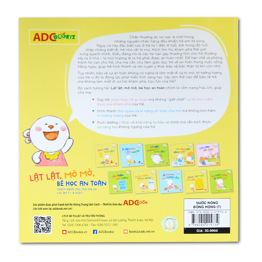 Lật Lật, Mở Mở, Bé Học An Toàn - Nước Nóng Bỏng Họng