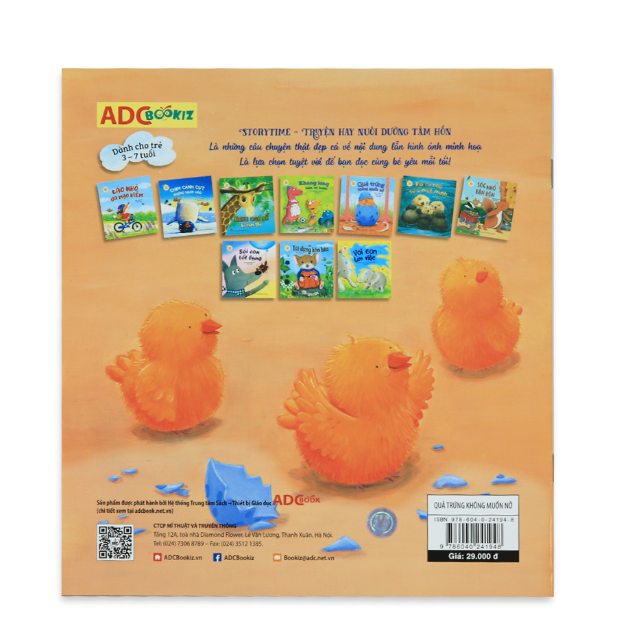 Storytime - Truyện Hay Nuôi Dưỡng Tâm Hồn - Quả Trứng Không Muốn Nở