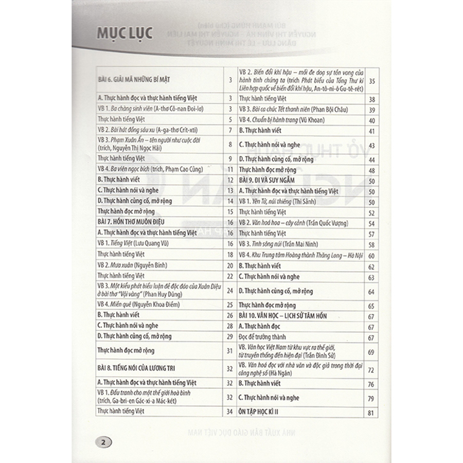 Vở Thực Hành Ngữ Văn Lớp 9 Tập 2 (Kết Nối Tri Thức Với Cuộc Sống)
