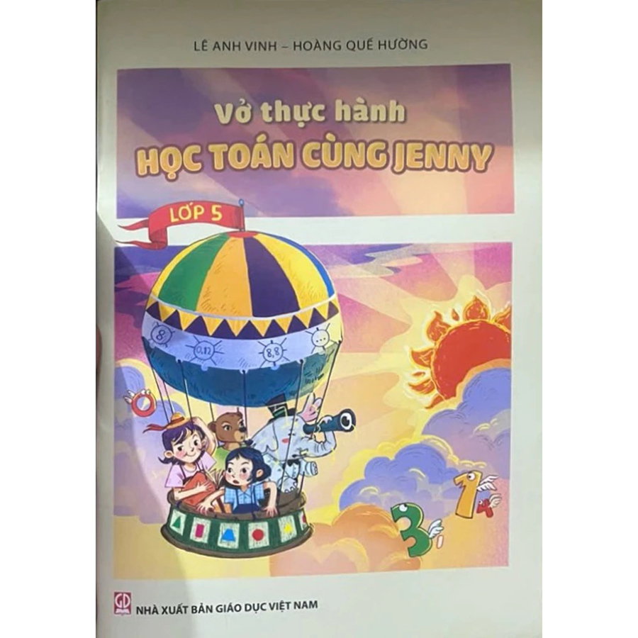 Vở Thực Hành Học Toán Cùng Jenny Lớp 5