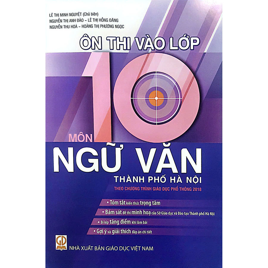 Ôn Thi Vào Lớp 10 Môn Ngữ Văn - TP.Hà Nội (Theo CT GDPT 2018)