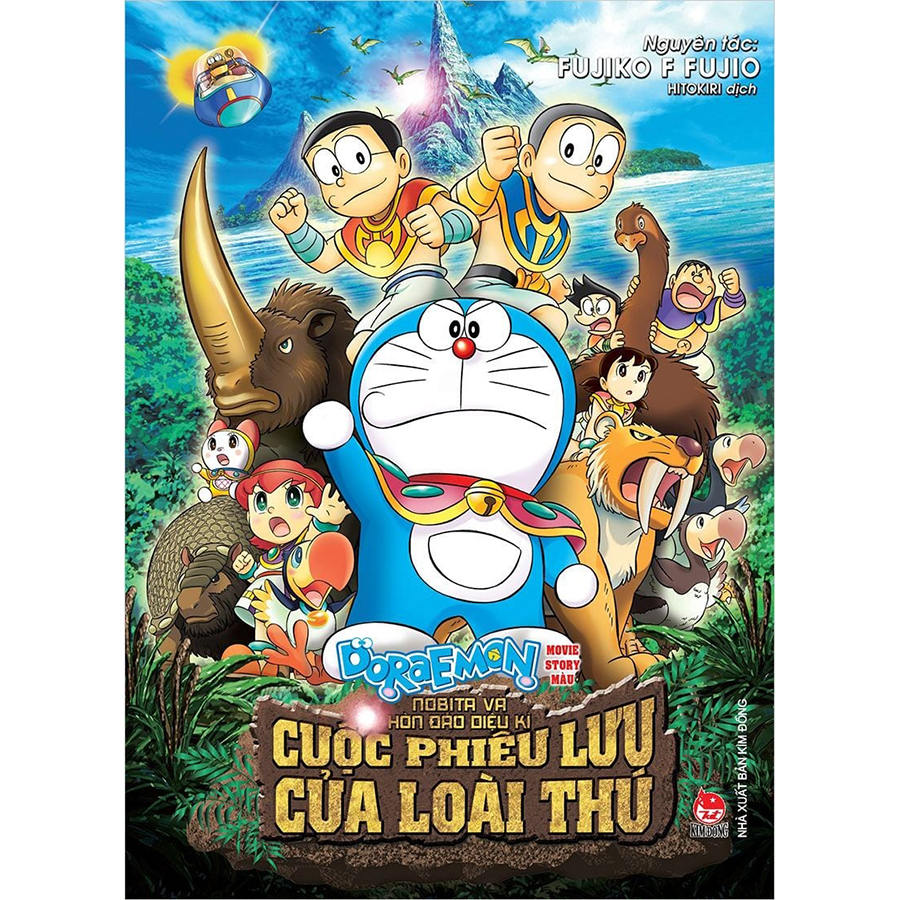 Doraemon Movie Story Màu - Nobita Và Hòn Đảo Diệu Kì - Cuộc Phiêu Lưu Của Loài Thú (Tái Bản)