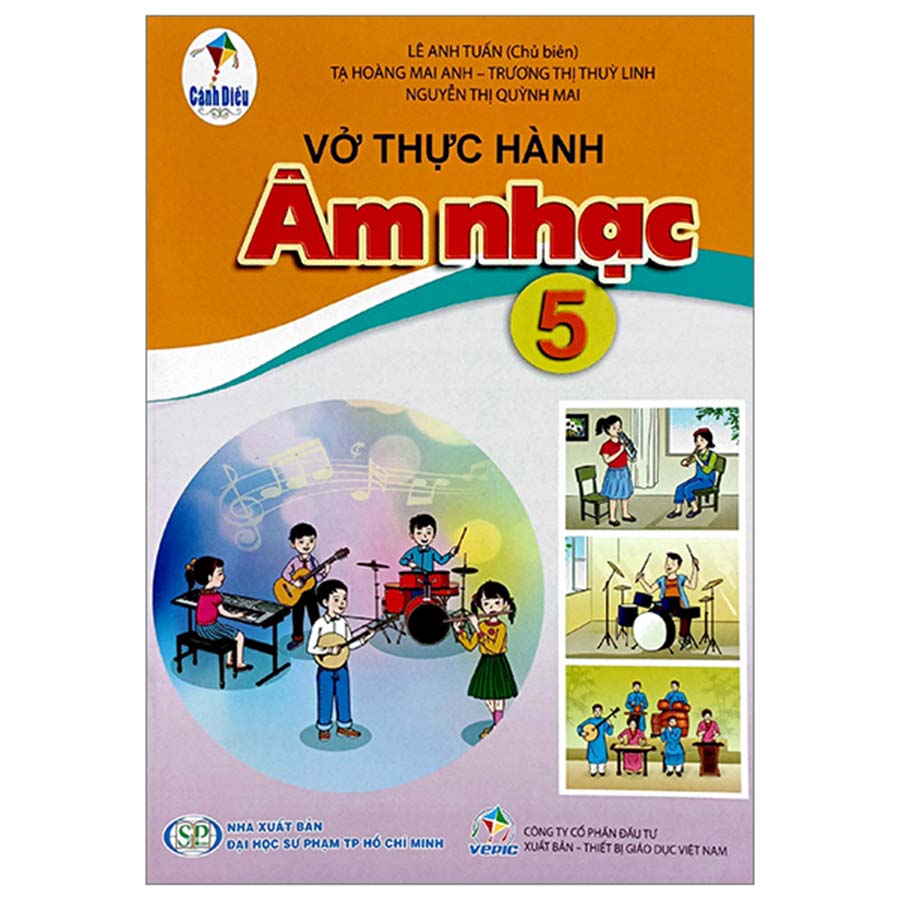 Vở Thực Hành Âm Nhạc Lớp 5 (Cánh Diều)