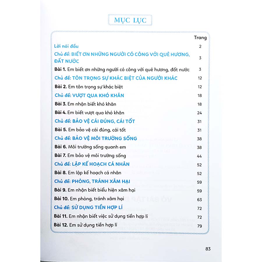 Vở Bài Tập Đạo Đức Lớp 5 (Cánh Diều)
