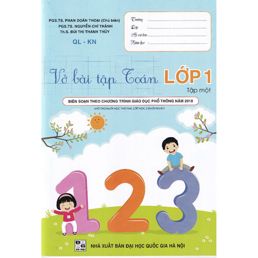 Vở Bài Tập Toán Lớp 1 Tập 1 (Kết Nối Tri Thức Với Cuộc Sống)