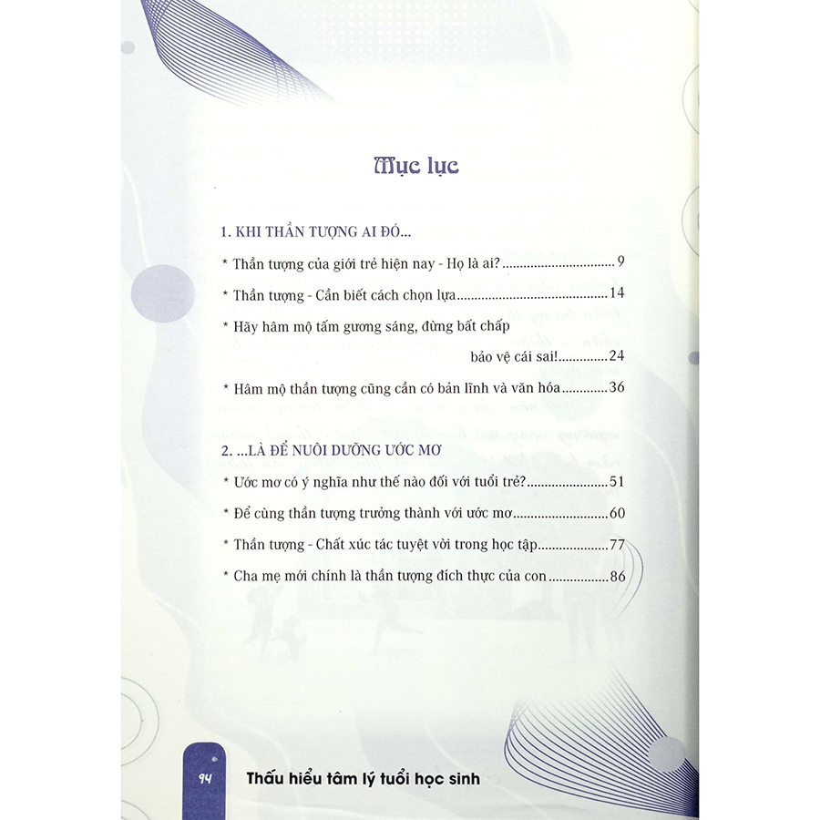 Thấu Hiểu Tâm Lý Học Sinh - Cùng Thần Tượng Nuôi Dưỡng Ước Mơ