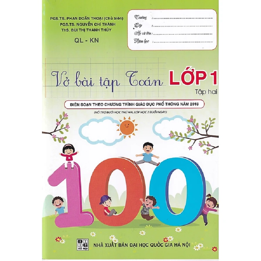 Vở Bài Tập Toán Lớp 1 Tập 2 (Kết Nối Tri Thức Với Cuộc Sống)