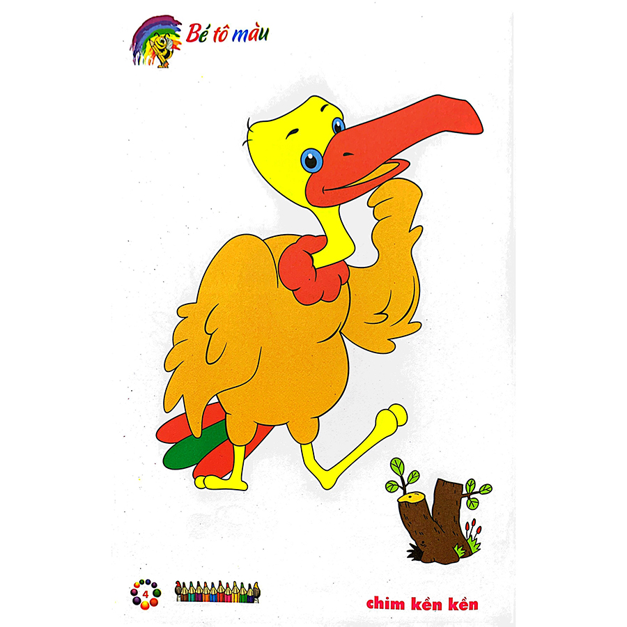 Bé Tô Màu Mẫu Giáo - Chim