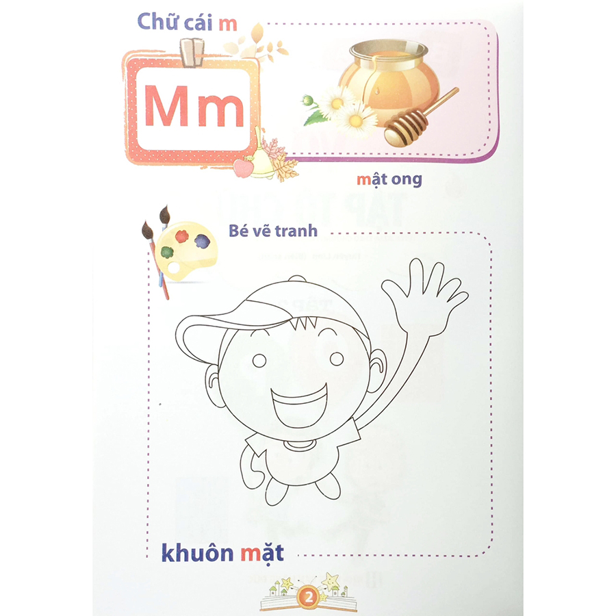 Bé Vào Lớp 1 - Vở Tập Tô Chữ Tập 2