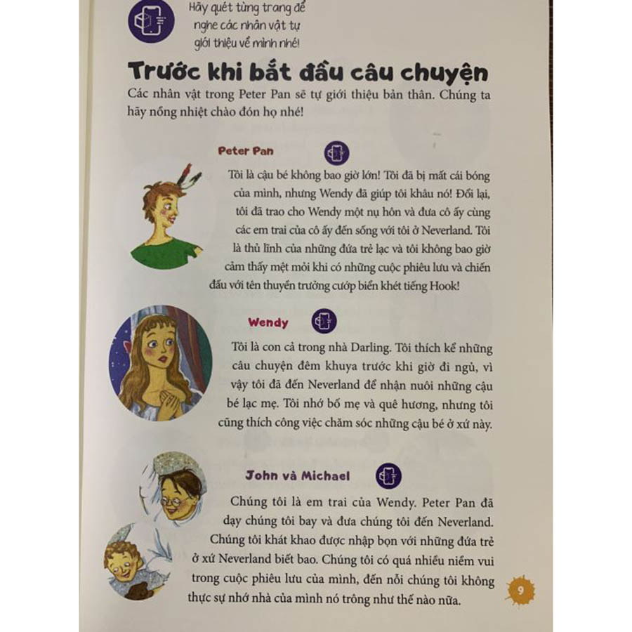 Pop! Lit For Kids - Peter Pan - Song Ngữ Anh - Việt