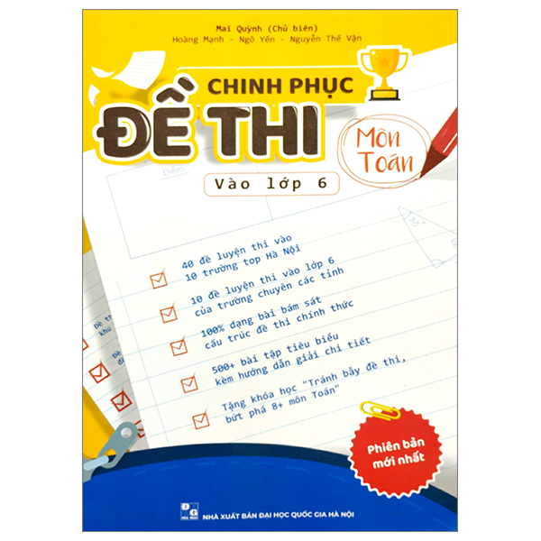 Chinh Phục Đề Thi Vào 6 Môn Toán