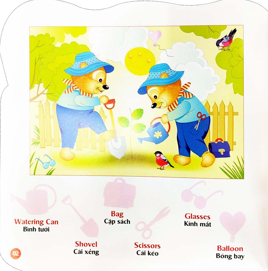 Sticker - Bóc Dán Hình Thông Minh Song Ngữ Anh-Việt Tập 2