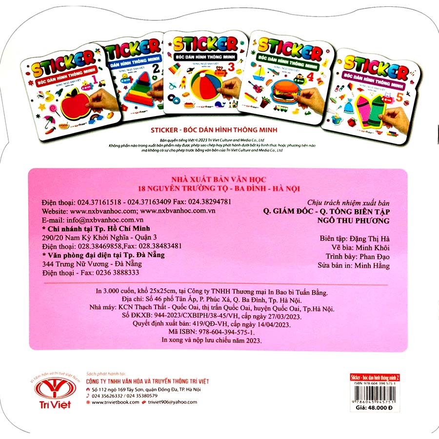 Sticker - Bóc Dán Hình Thông Minh Song Ngữ Anh-Việt Tập 2