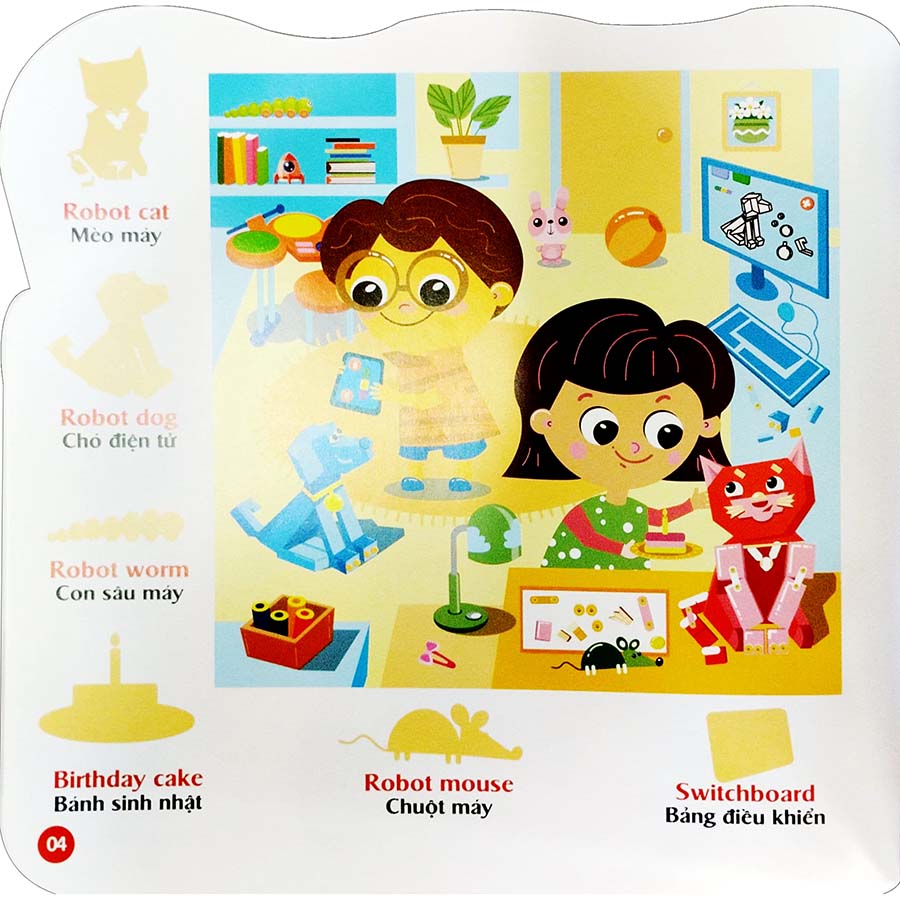 Sticker - Bóc Dán Hình Thông Minh Song Ngữ Anh-Việt Tập 3