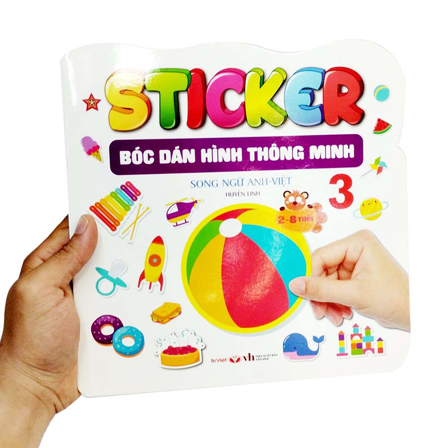 Sticker - Bóc Dán Hình Thông Minh Song Ngữ Anh-Việt Tập 3