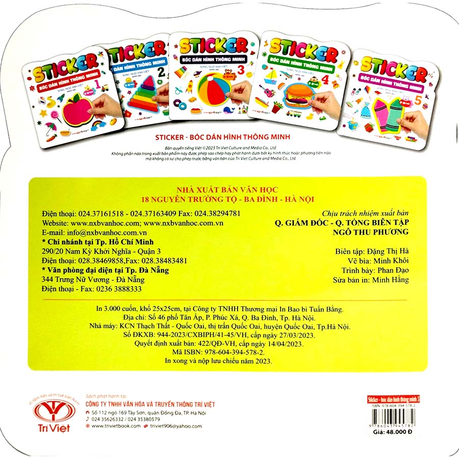 Sticker - Bóc Dán Hình Thông Minh Song Ngữ Anh-Việt Tập 5