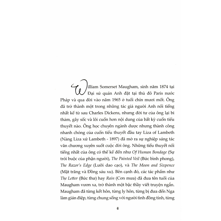 Mặt Trăng Và Đồng Sáu Xu - William Somerset Maugham