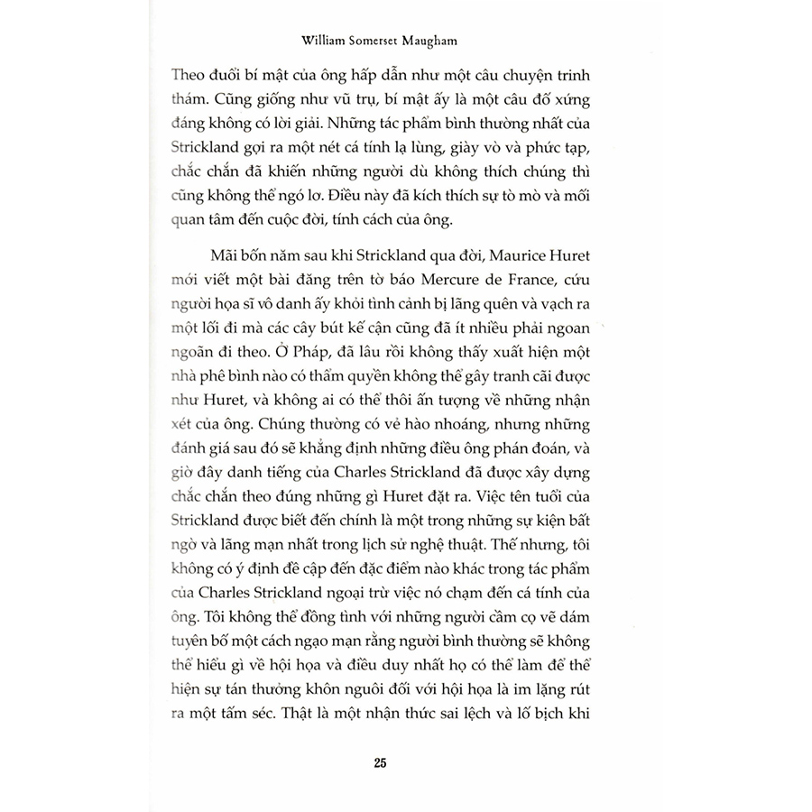 Mặt Trăng Và Đồng Sáu Xu - William Somerset Maugham