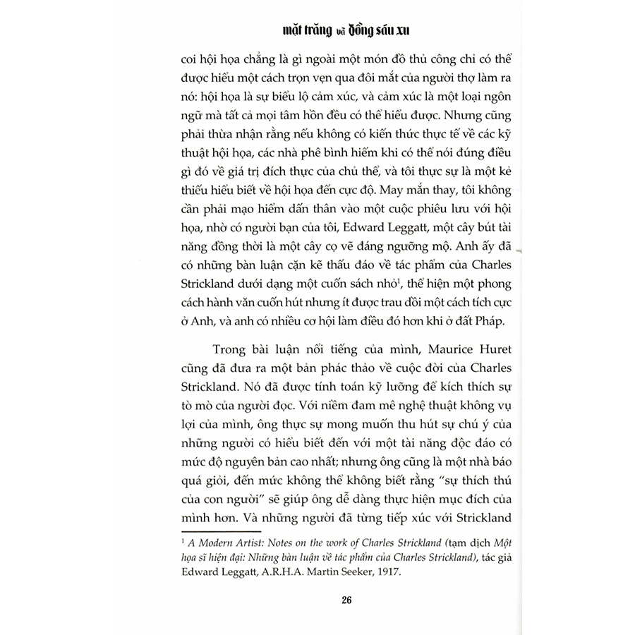 Mặt Trăng Và Đồng Sáu Xu - William Somerset Maugham