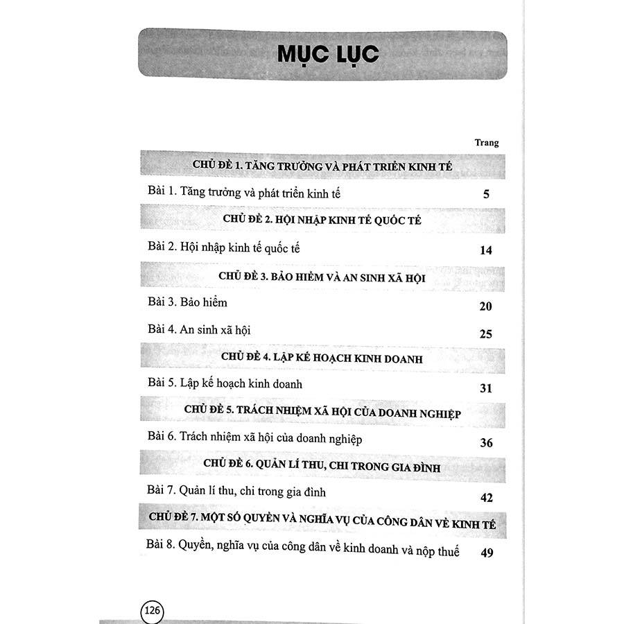 Bài Tập Giáo Dục Kinh Tế Và Pháp Luật Lớp 12 (Cánh Diều)