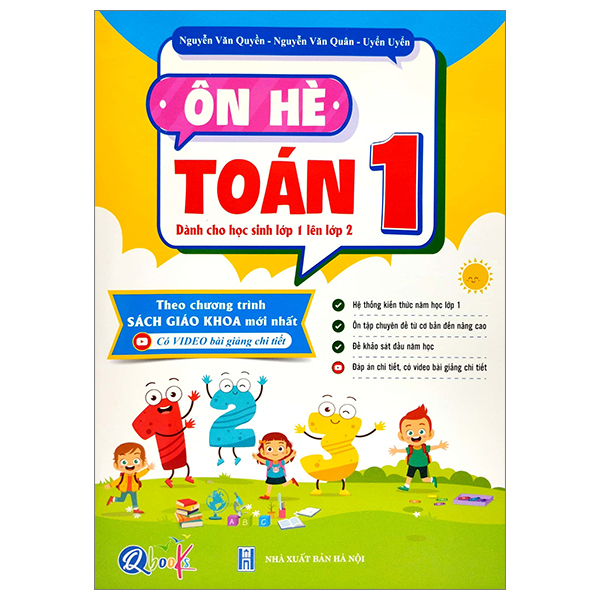 Ôn Hè Toán Lớp 1 (Dành Cho Học Sinh Lớp 1 Lên Lớp 2)