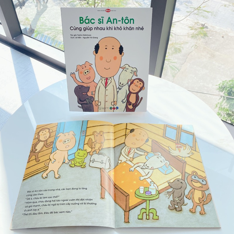 Tranh Truyện Bác Sĩ An Tôn Cùng Giúp Nhau Khi Khó Khăn Nhé