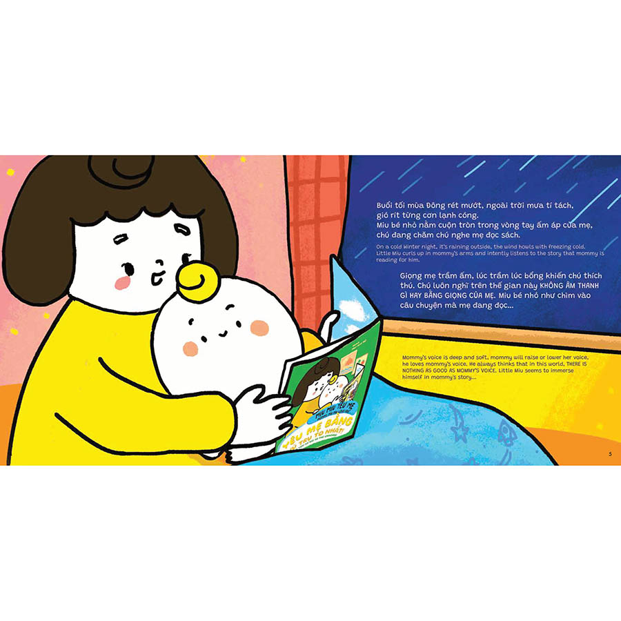 Ehon Song Ngữ Miu Miu Yêu Mẹ - Miu Miu Love Mommy - Yêu Mẹ Bằng Vũ Trụ To Nhất! - My Love For Mommy Is As Big As The Universe!