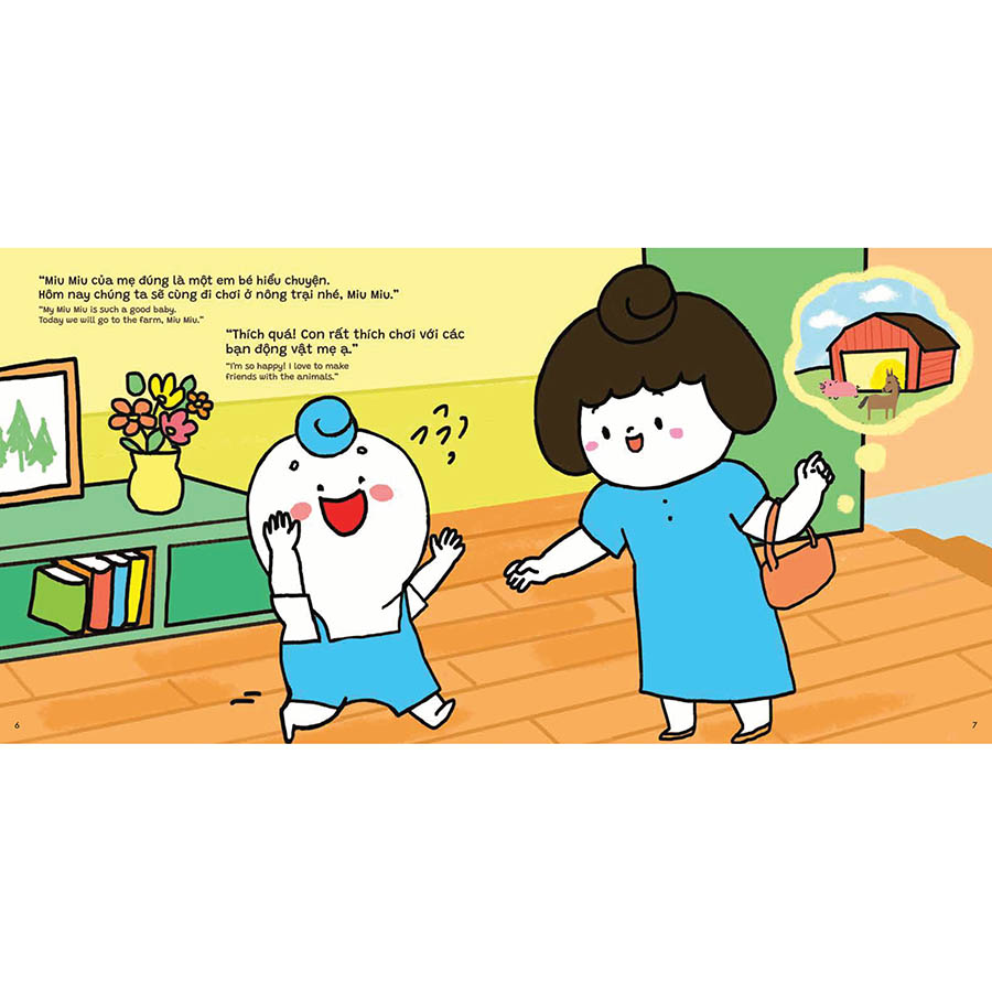 Ehon Song Ngữ Miu Miu Yêu Mẹ - Miu Miu Love Mommy - Mẹ Ơi Tại Sao - Mommy, Why?