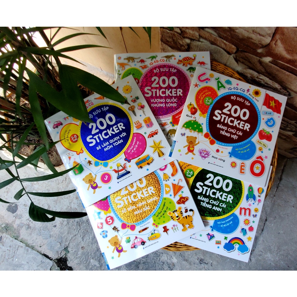 Bộ Sưu Tập 200 Sticker - Bảng Chữ Cái Tiếng Việt