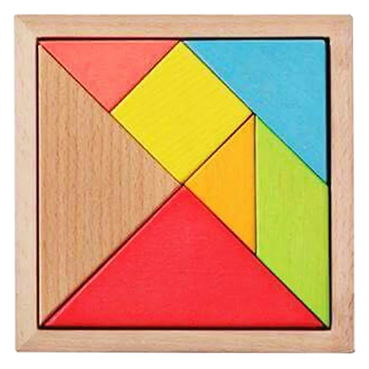 Đồ Chơi Tangram Trí Uẩn Khung Gỗ To GH44