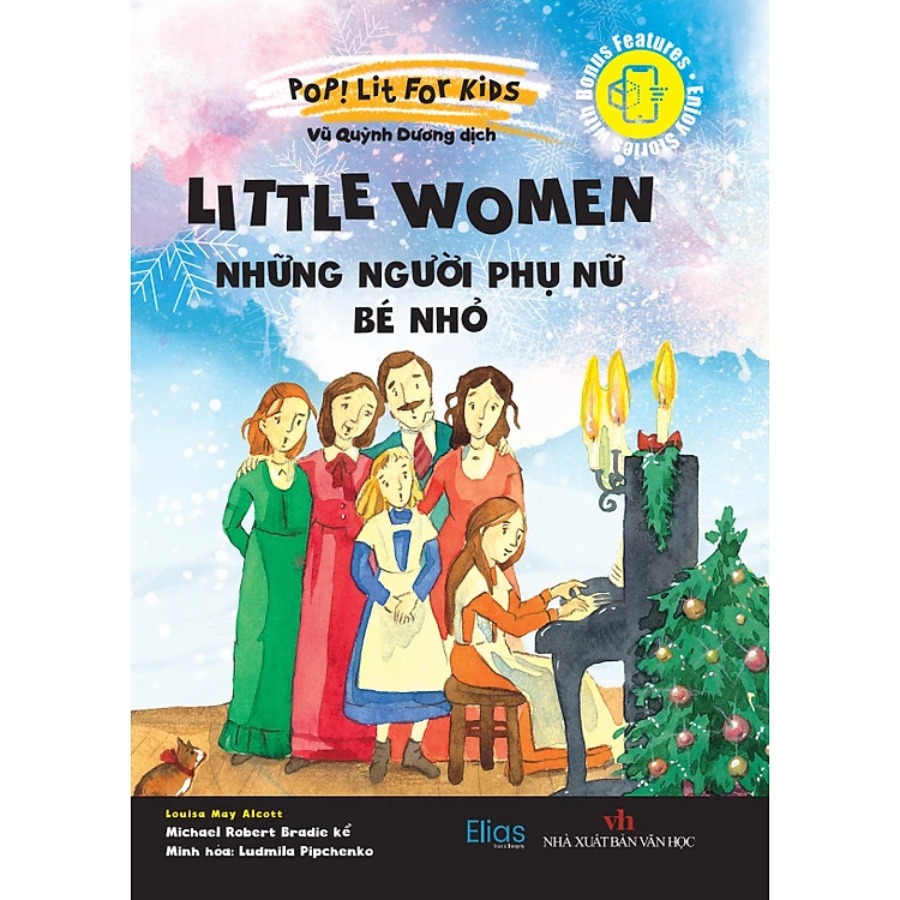 Pop! Lit For Kids - Little Women - Những Người Phụ Nữ Bé Nhỏ - Song Ngữ Anh - Việt