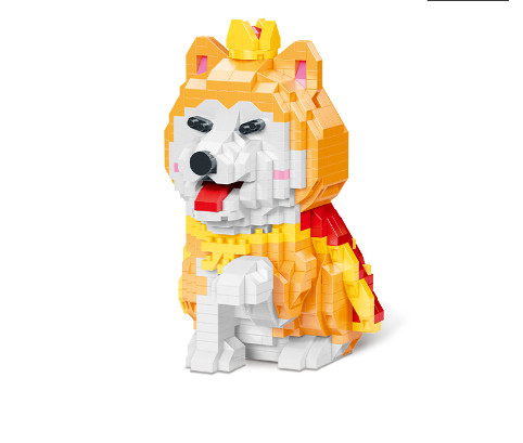 Đồ Chơi Xếp Hình Chó Shiba Nhỏ Xinh Moyu-93010