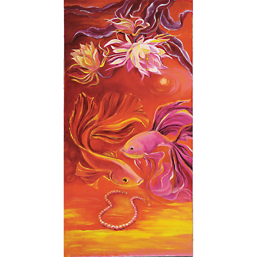 Tranh Sơn Dầu - Nguyệt Thực - ADC79