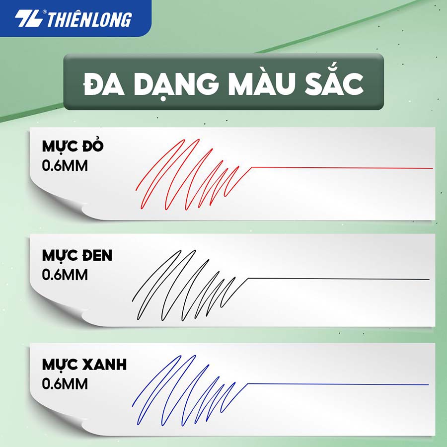 Combo 20 Bút Bi Nến TL-093 Xanh