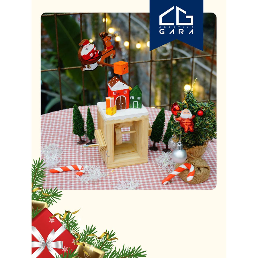 Đồ Chơi Lắp Ghép Thủ Công Automata Ông Già Noel SPTM10