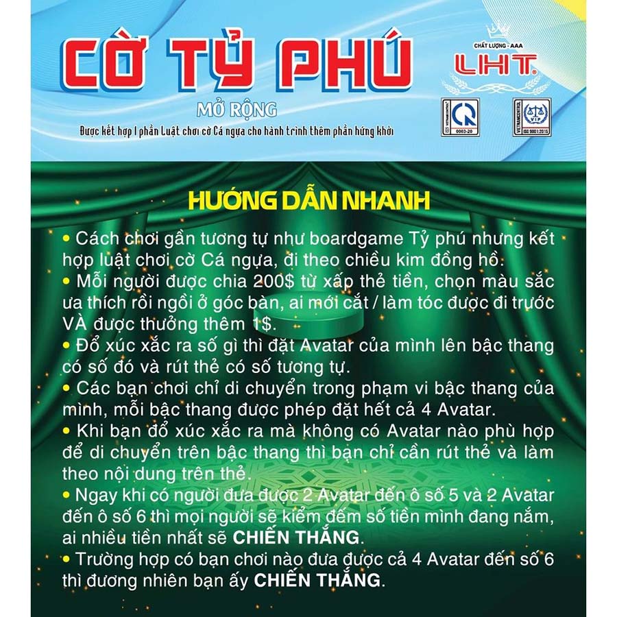 Cờ Tỷ Phú Liên Hiệp Thành Mở Rộng