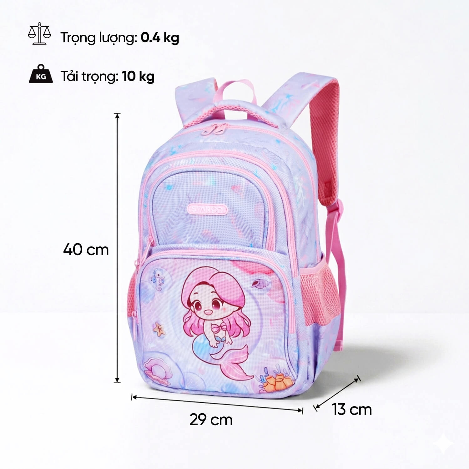 Balo Học Sinh Stargo Wiggy - Lilac Ocean (Sakos)