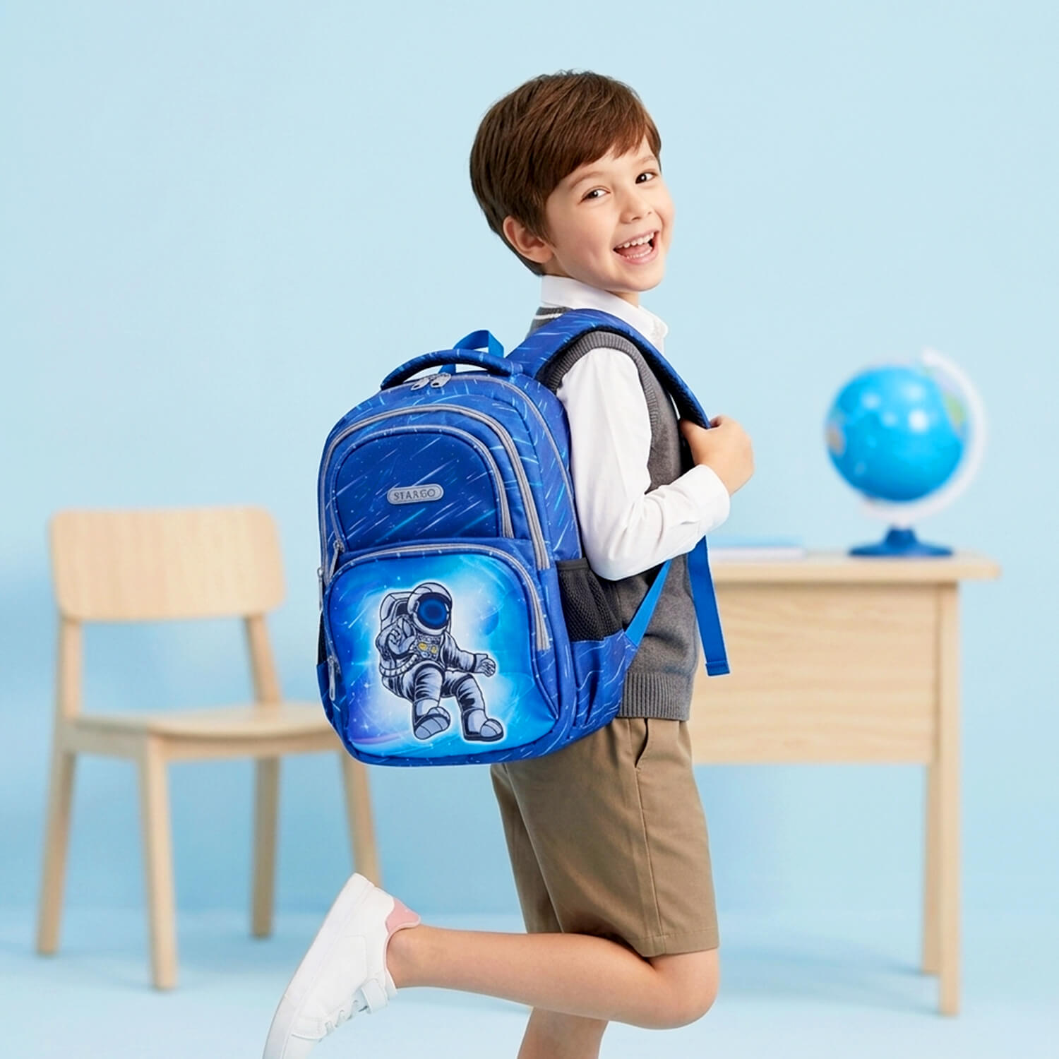Balo Chống Gù SAKOS Tiểu Học Stargo Wiggy - Dành Cho Học Sinh Cấp 1