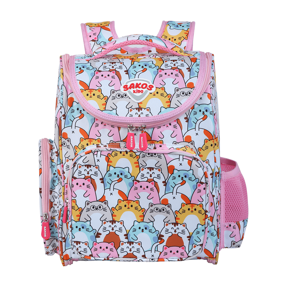 Ba Lô Học Sinh Sakos Kid Smarty (Cat Family)