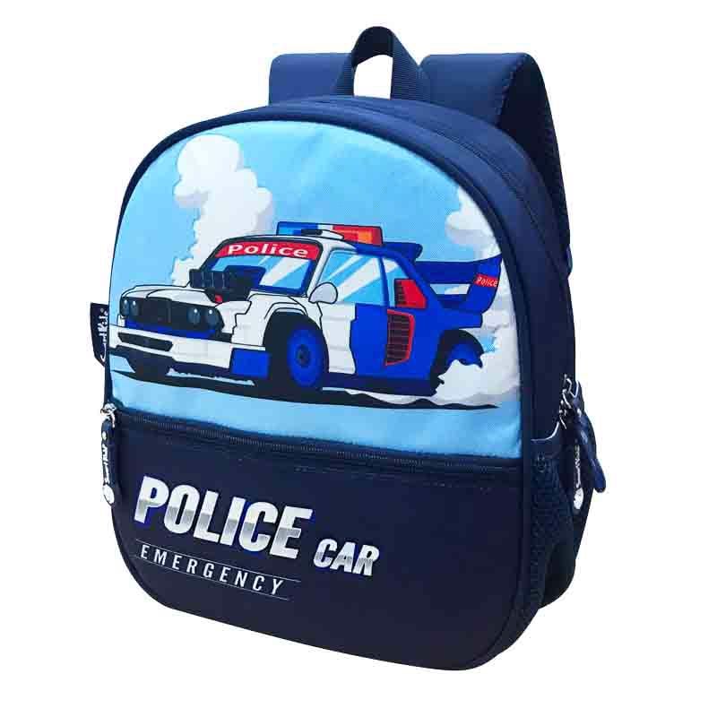 Ba Lô Mẫu Giáo Smartkids Toy Station Police Car B 005 Màu Xanh Đen
