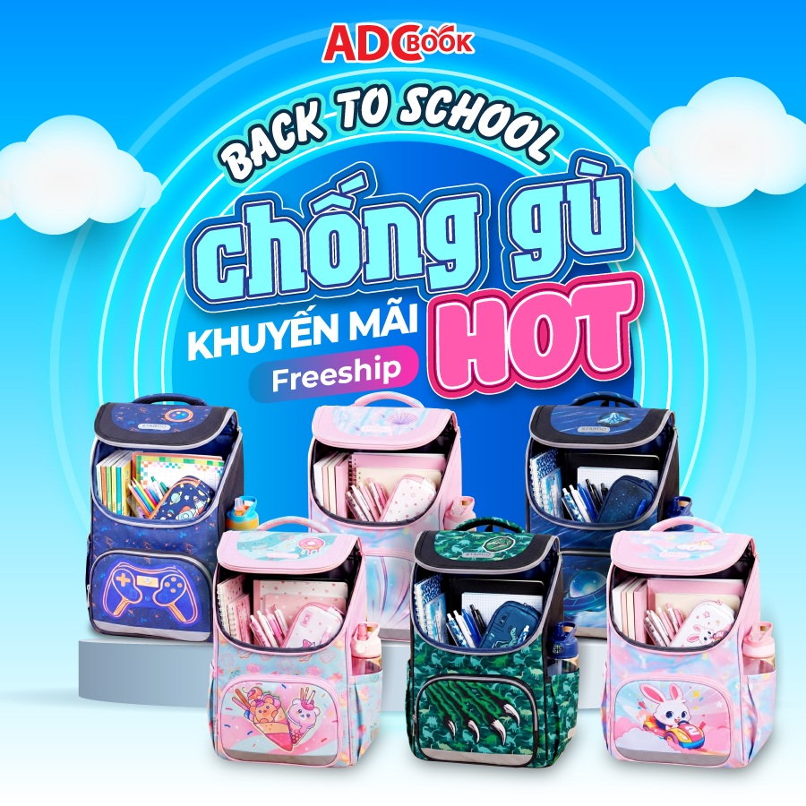 Balo chống gù SAKOS tiểu học Stargo Lolly - Dành Cho Học Sinh Cấp 1
